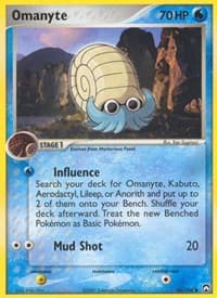 Omanyte - EX Power Keepers - Pokemon card