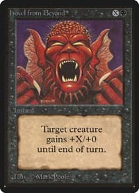 Howl from Beyond - Beta Edition - Magic: The Gathering card