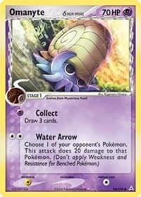 Omanyte (Delta Species) - EX Holon Phantoms - Pokemon card