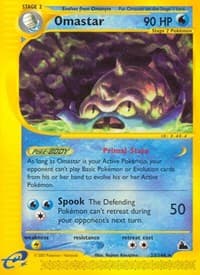 Omastar - Skyridge - Pokemon card