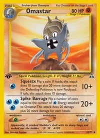 Omastar - Neo Discovery - Pokemon card