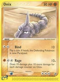 Onix - EX Sandstorm - Pokemon card