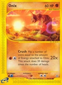 Onix - Aquapolis - Pokemon card