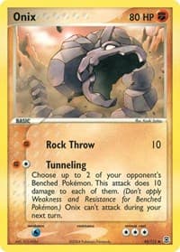 Onix - EX FireRed & LeafGreen - Pokemon card