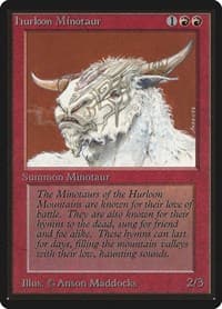 Hurloon Minotaur - Beta Edition - Magic: The Gathering card