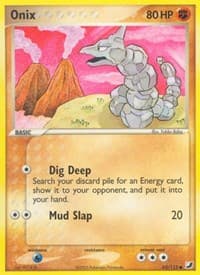 Onix - EX Unseen Forces - Pokemon card