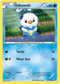 Oshawott (27) - Black and White - Pokemon card