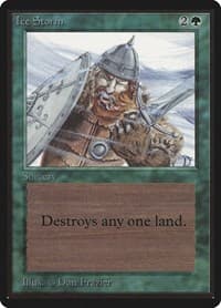 Ice Storm - Beta Edition - Magic: The Gathering card