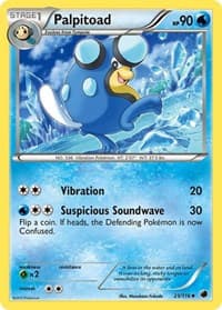 Palpitoad - Plasma Freeze - Pokemon card