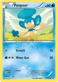 Panpour - Black and White - Pokemon card