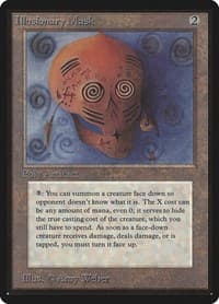 Illusionary Mask - Beta Edition - Magic: The Gathering card