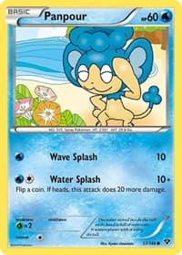 Panpour - XY Base Set - Pokemon card