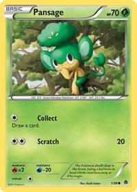 Pansage - Emerging Powers - Pokemon card