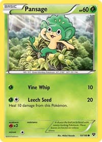 Pansage - XY Base Set - Pokemon card