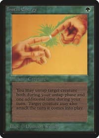 Instill Energy - Beta Edition - Magic: The Gathering card
