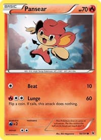 Pansear - Noble Victories - Pokemon card
