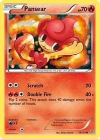 Pansear - Plasma Storm - Pokemon card