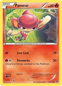 Pansear - XY Base Set - Pokemon card