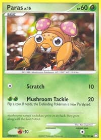 Paras - Mysterious Treasures - Pokemon card