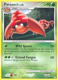 Parasect - Mysterious Treasures - Pokemon card