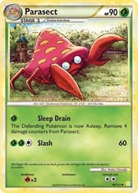 Parasect - HeartGold SoulSilver - Pokemon card