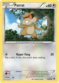Patrat - Emerging Powers - Pokemon card