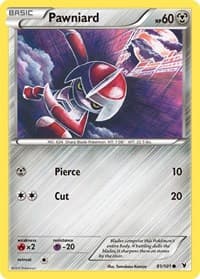 Pawniard (81) - Noble Victories - Pokemon card