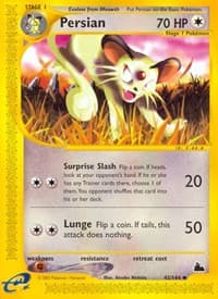 Persian - Skyridge - Pokemon card