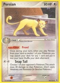 Persian - EX Delta Species - Pokemon card