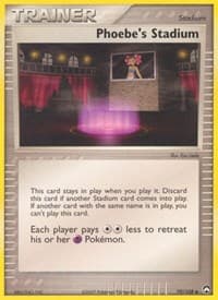 Phoebe's Stadium - EX Power Keepers - Pokemon card