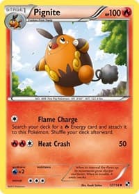 Pignite (17) - Black and White - Pokemon card