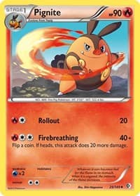 Pignite - Boundaries Crossed - Pokemon card
