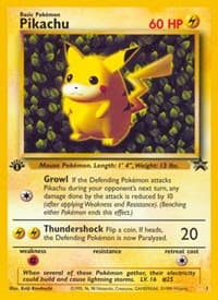 Pikachu (1) (Misprint) - WoTC Promo - Pokemon card