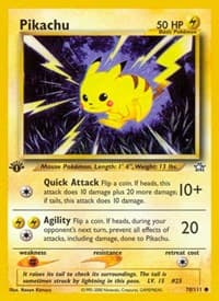 Pikachu - Neo Genesis - Pokemon card