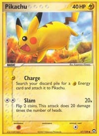Pikachu - EX Power Keepers - Pokemon card