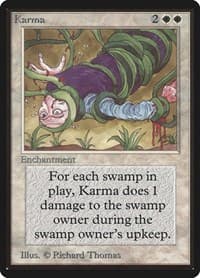 Karma - Beta Edition - Magic: The Gathering card