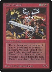 Keldon Warlord - Beta Edition - Magic: The Gathering card