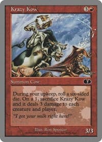 Krazy Kow - Unglued - Magic: The Gathering card