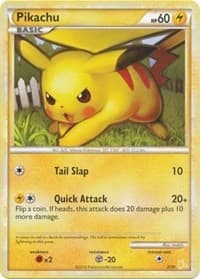 Pikachu (#16) - HGSS Trainer Kit: Gyarados & Raichu - Pokemon card