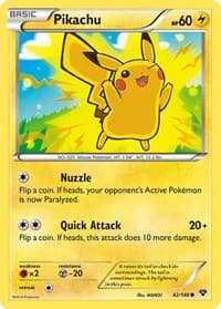 Pikachu - XY Base Set - Pokemon card