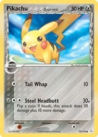 Pikachu (Delta Species) - EX Holon Phantoms - Pokemon card