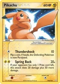 Pikachu Star - EX Holon Phantoms - Pokemon card