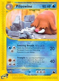 Piloswine (24) - Skyridge - Pokemon card