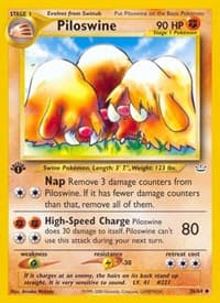 Piloswine - Neo Revelation - Pokemon card
