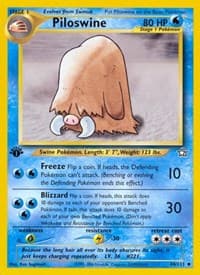 Piloswine - Neo Genesis - Pokemon card