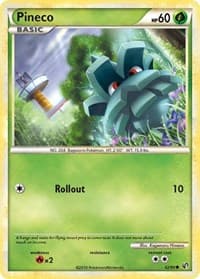 Pineco (62) - Undaunted - Pokemon card