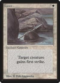 Lance - Beta Edition - Magic: The Gathering card