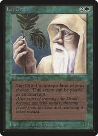 Ley Druid - Beta Edition - Magic: The Gathering card
