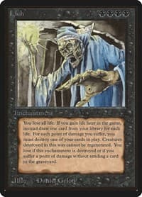 Lich - Beta Edition - Magic: The Gathering card