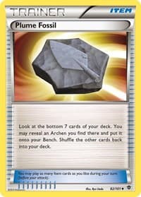 Plume Fossil - Plasma Blast - Pokemon card